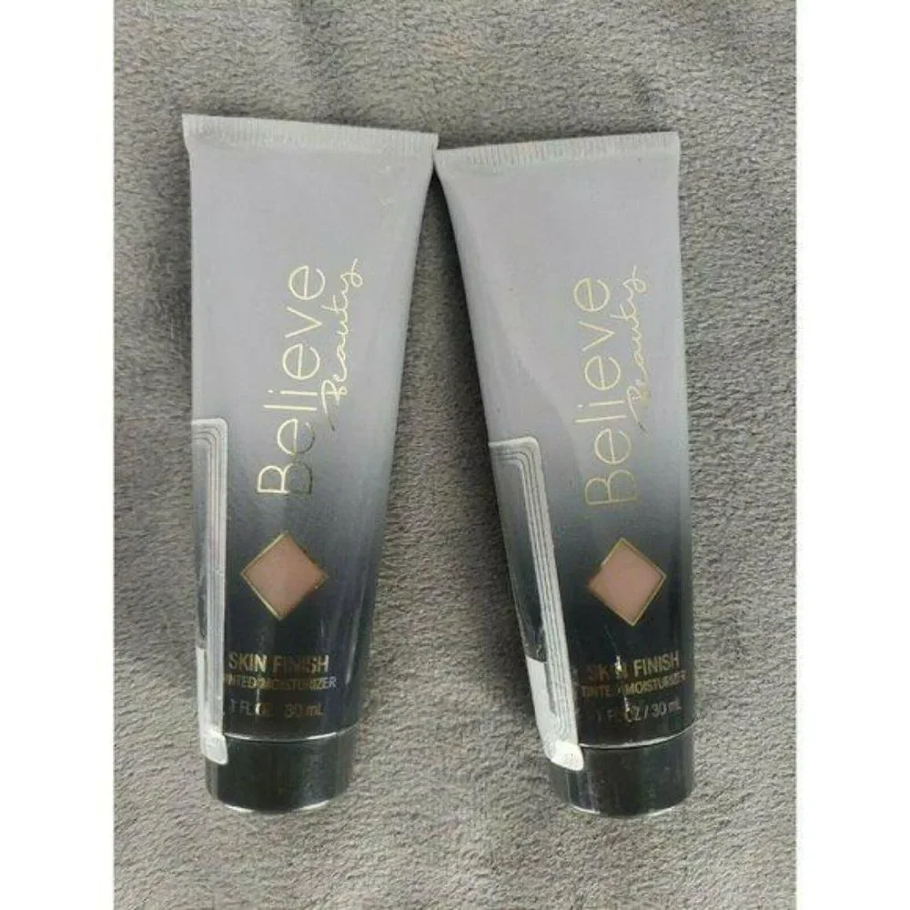 Believe Beauty Skin Finish Tinted Moisturizer Skin Face Mocha New  Lot‎ of 2